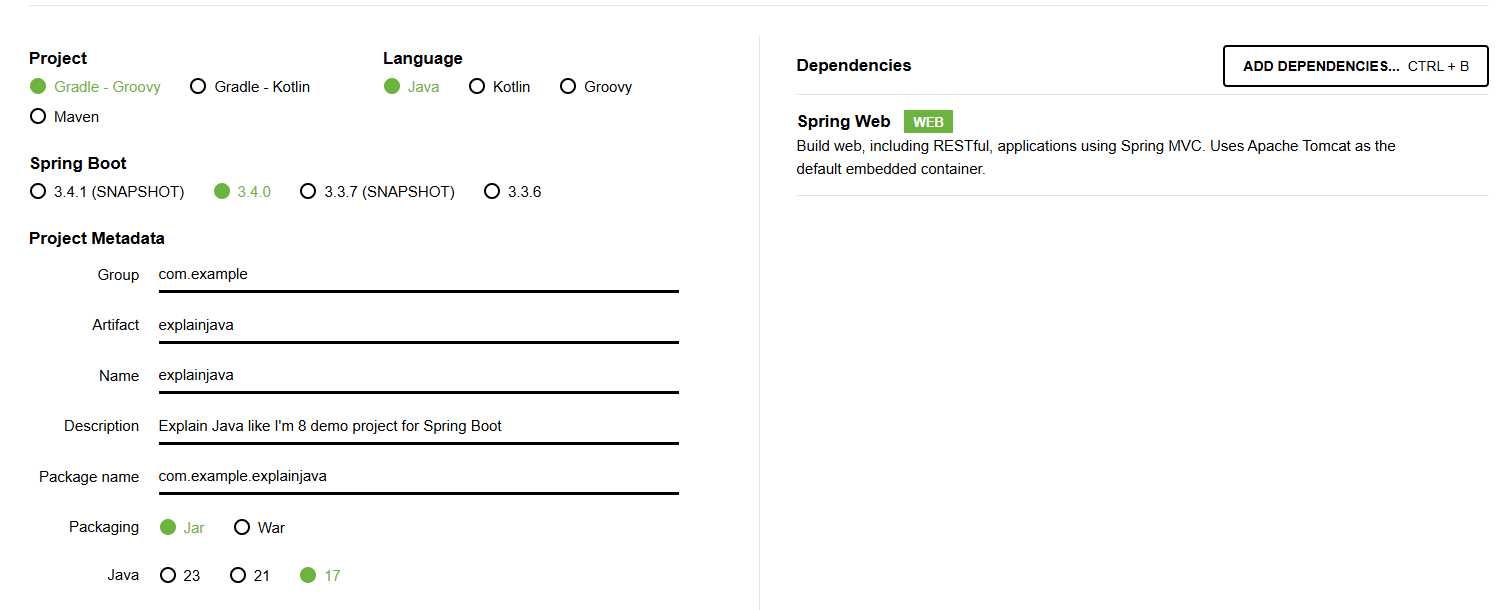 spring boot config