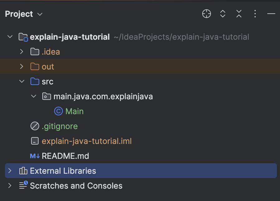 project structure
